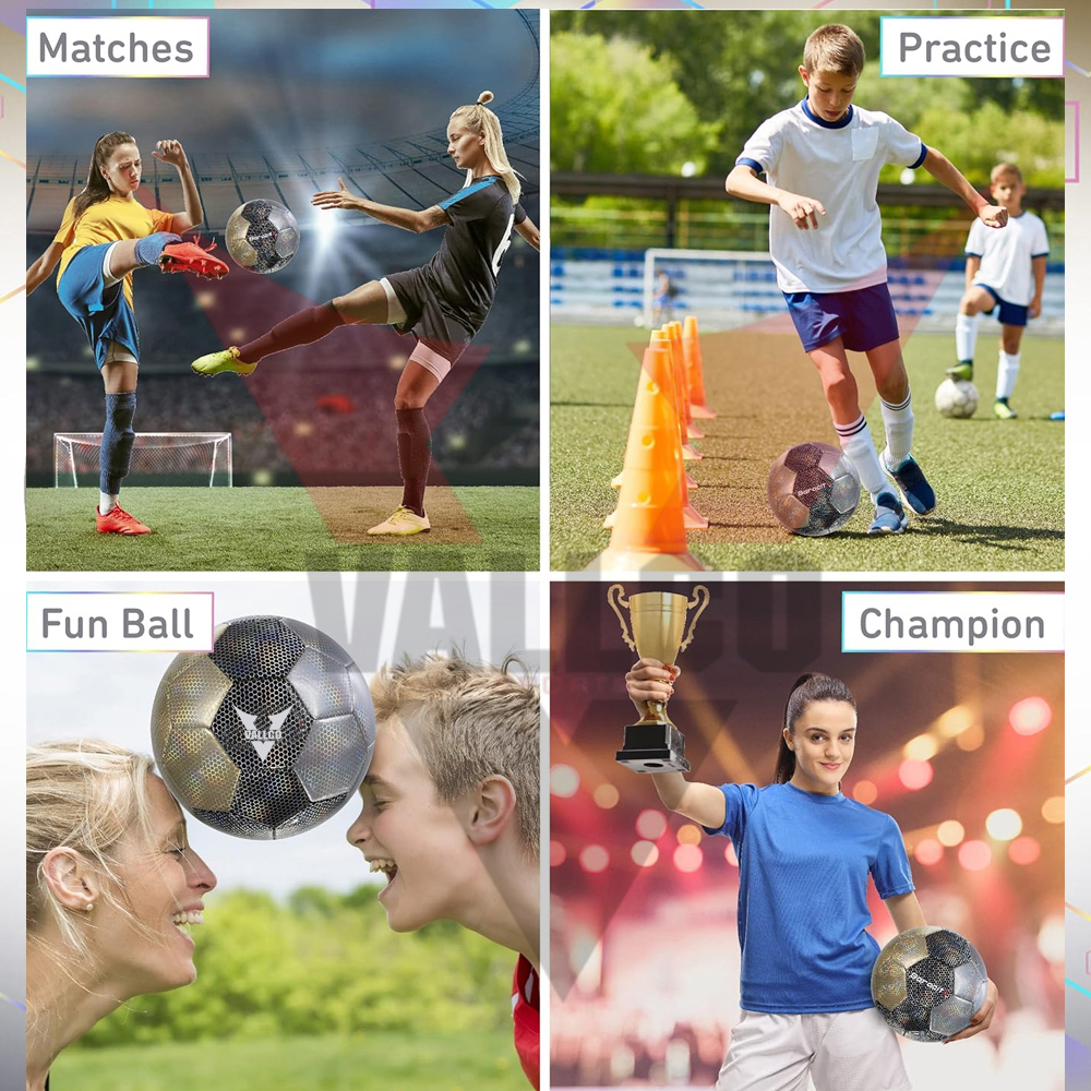 Best Stylish Machine Stitched Training Soft Touch Thick Non Slip Training Match Soccer Ball - view 6