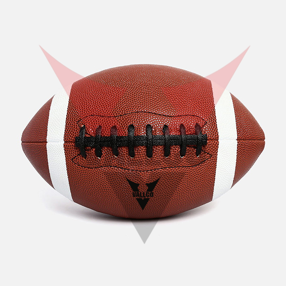 Custom Logo PU Leather American Football, Match Sports Training Play Games Best Material Footballs