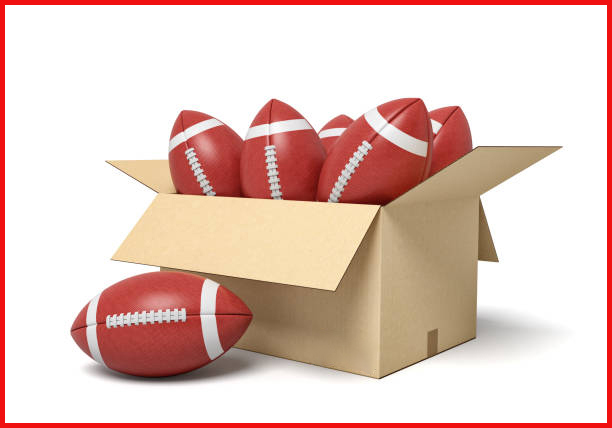 Custom Logo PU Leather American Football, Match Sports Training Play Games Best Material Footballs - view 9