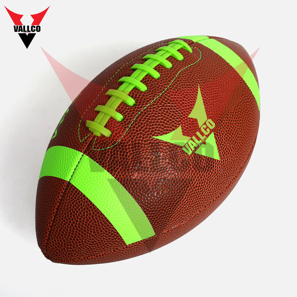 Composite Leather Training Football, In Different Color Unique Style Game Playing American Footballs - view 4