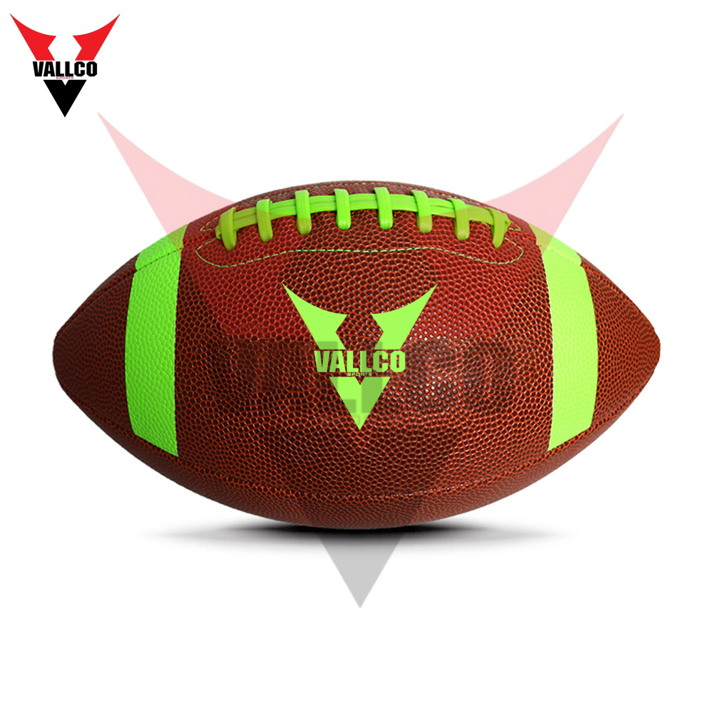 Composite Leather Training Football, In Different Color Unique Style Game Playing American Footballs - view 12