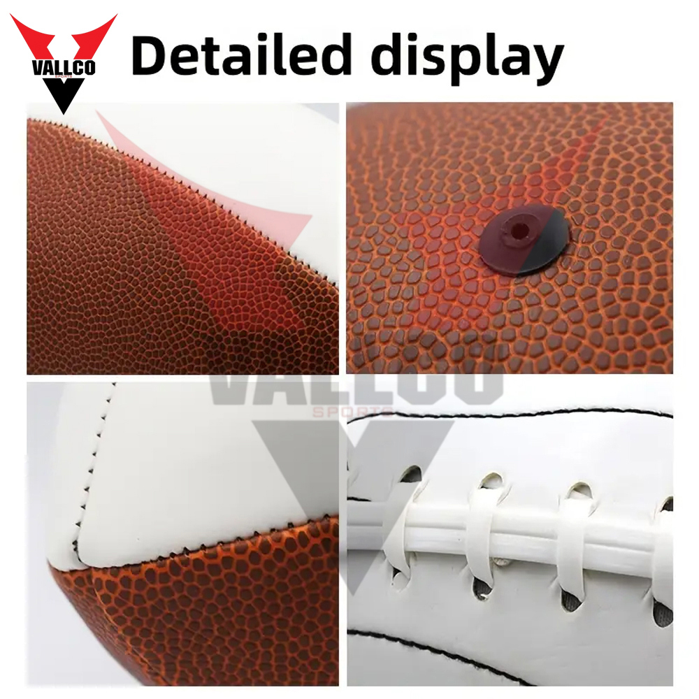 PVC Material American Football, Best Quality Adult Match Sports Training Match American Footballs - view 11