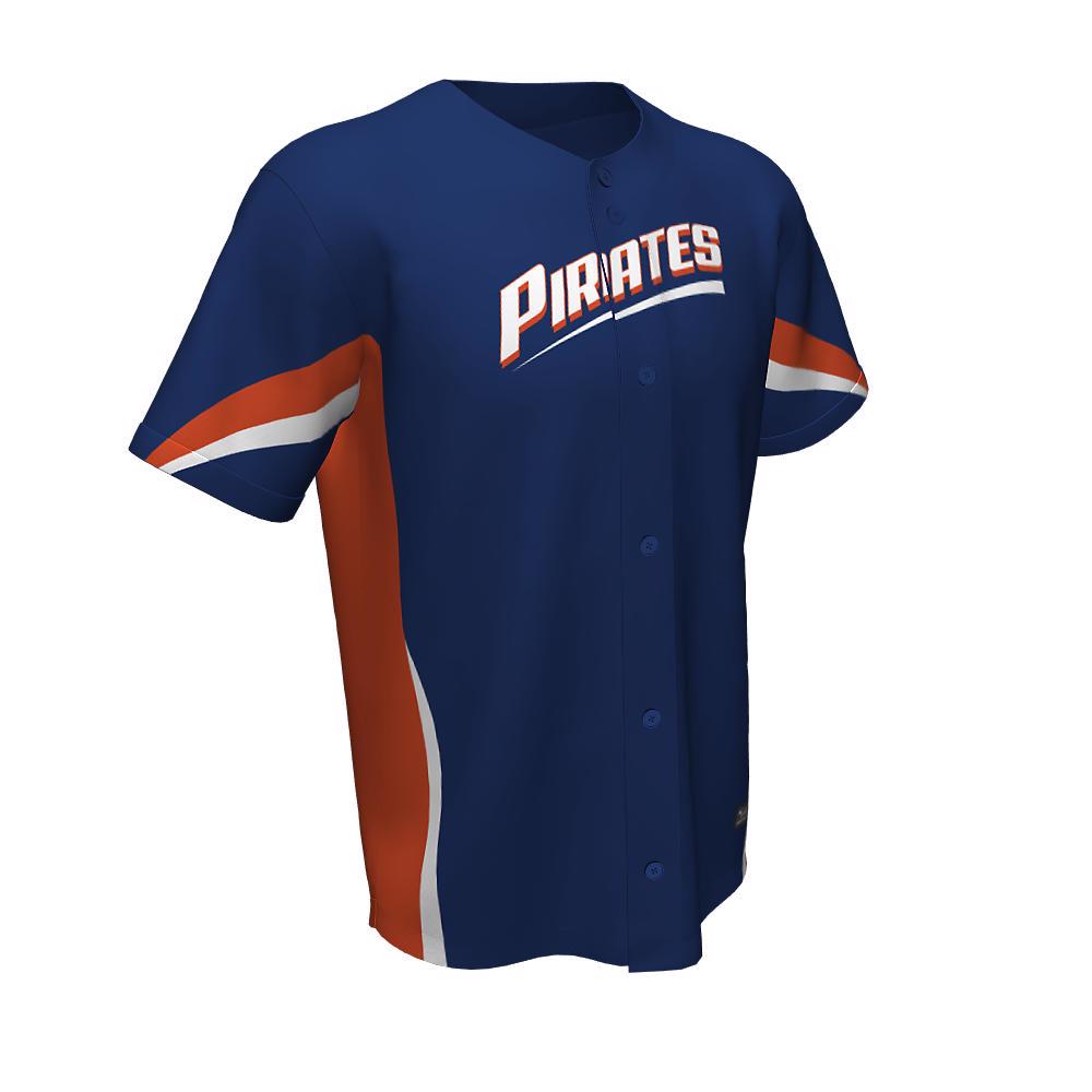 Baseball Full Button Pirates Jerseys - view 5