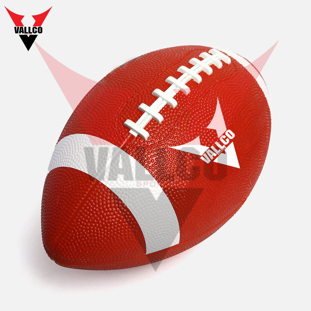 Rubber Rugby Soft Touch All Pure PU Leather Best Quality Match Playing American footballs For Games - view 5