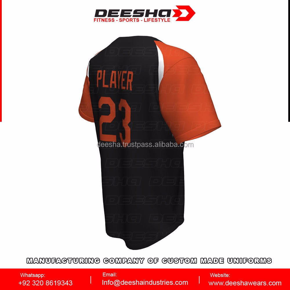 Baseball Full Button Ravens Jerseys - view 2