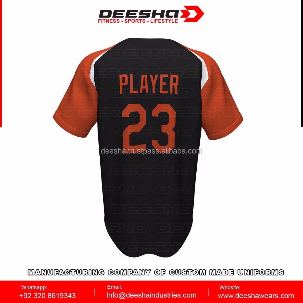 Baseball Full Button Ravens Jerseys - view 3