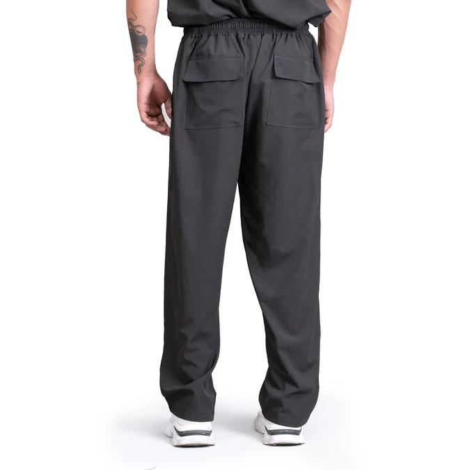 Button Down Shirt and Trouser Set - Black - view 7