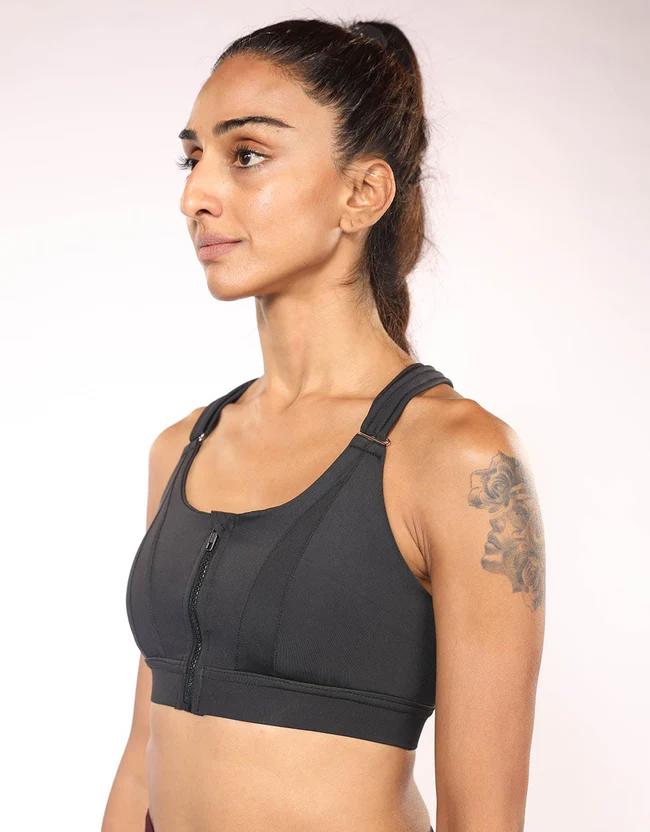 Front Zip Sport Bra