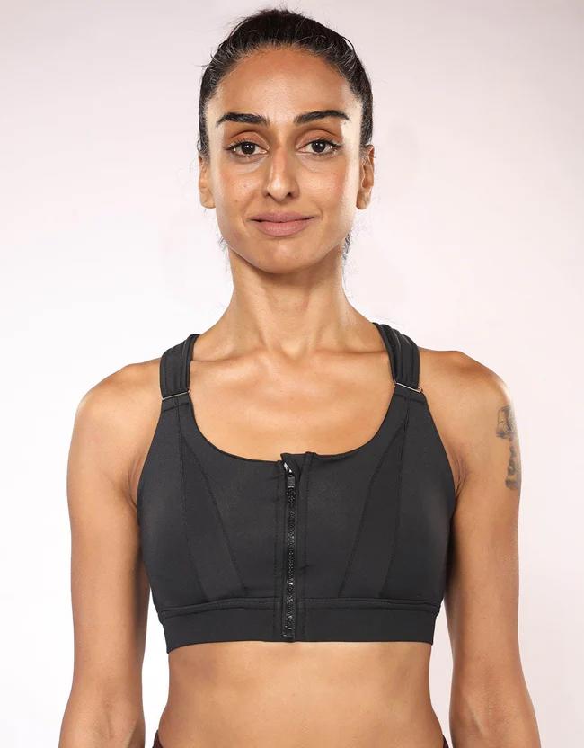 Front Zip Sport Bra - view 2