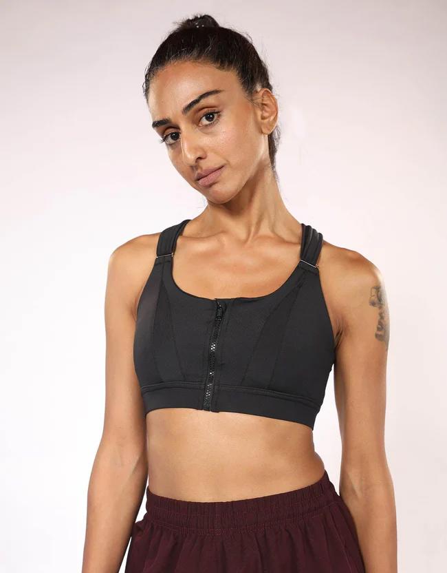 Front Zip Sport Bra - view 4