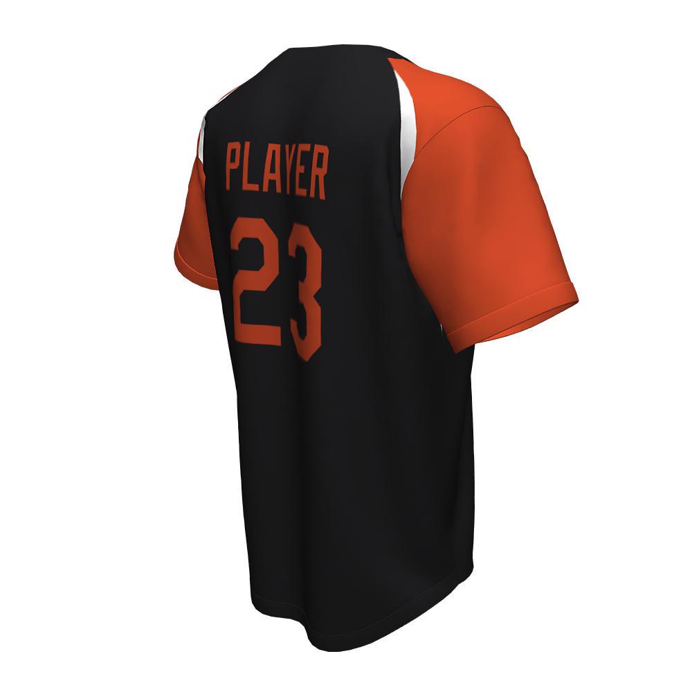 Baseball Full Button Ravens Jerseys - view 7