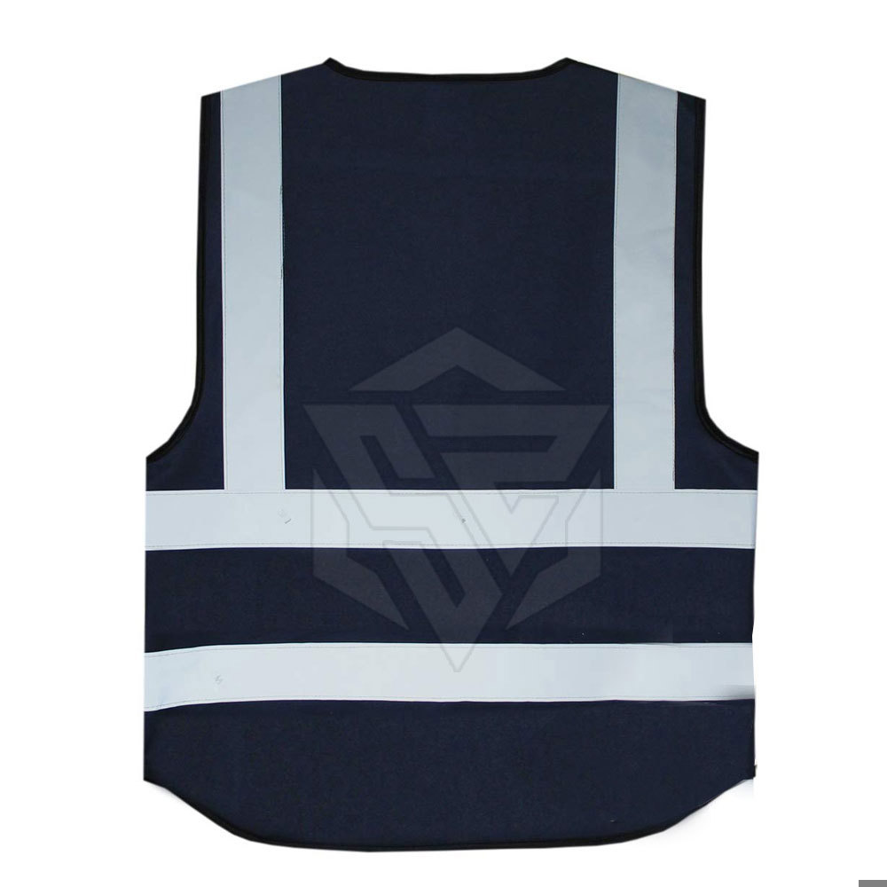 Factory Custom Made Vest Construction High Visibility Work Reflector Clothing Safety Reflective Vest
