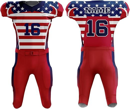 Premium American Football Uniform – Custom Team Jersey & Pants for Youth & Adult Players - view 5