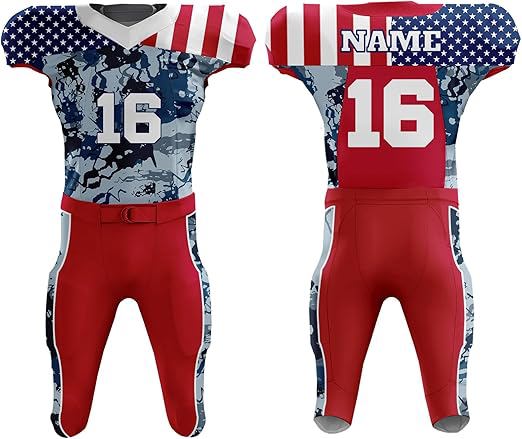 Premium American Football Uniform – Custom Team Jersey & Pants for Youth & Adult Players - view 6