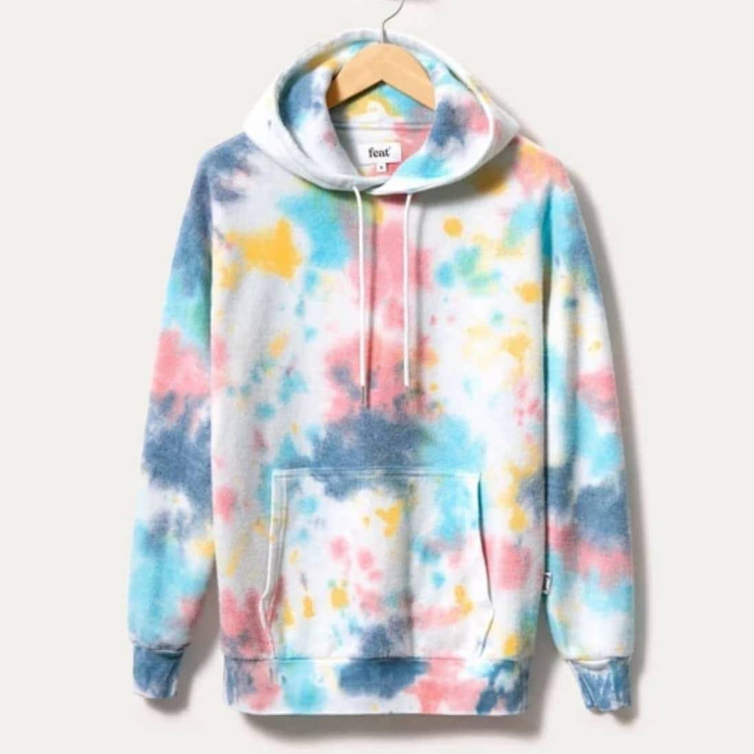 Tie-die hoodies and sweatshirts 