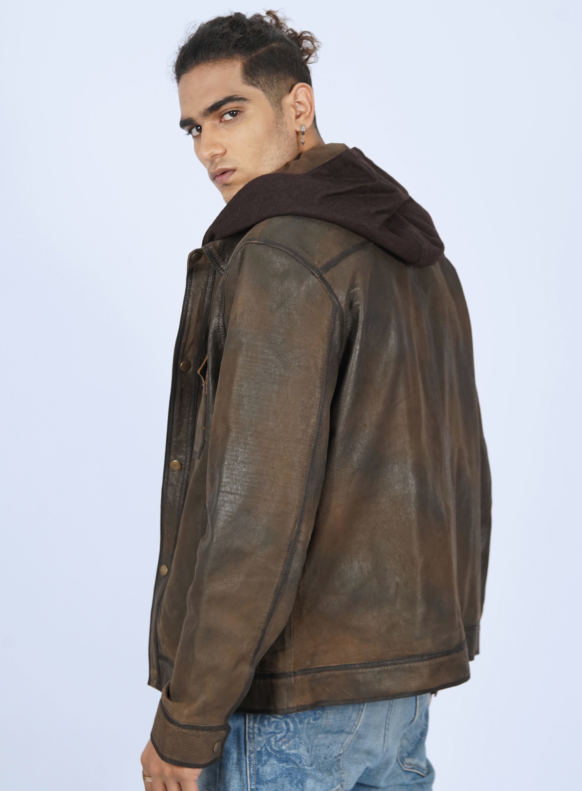 Brookfield Vintage Leather Jacket for Men - view 3