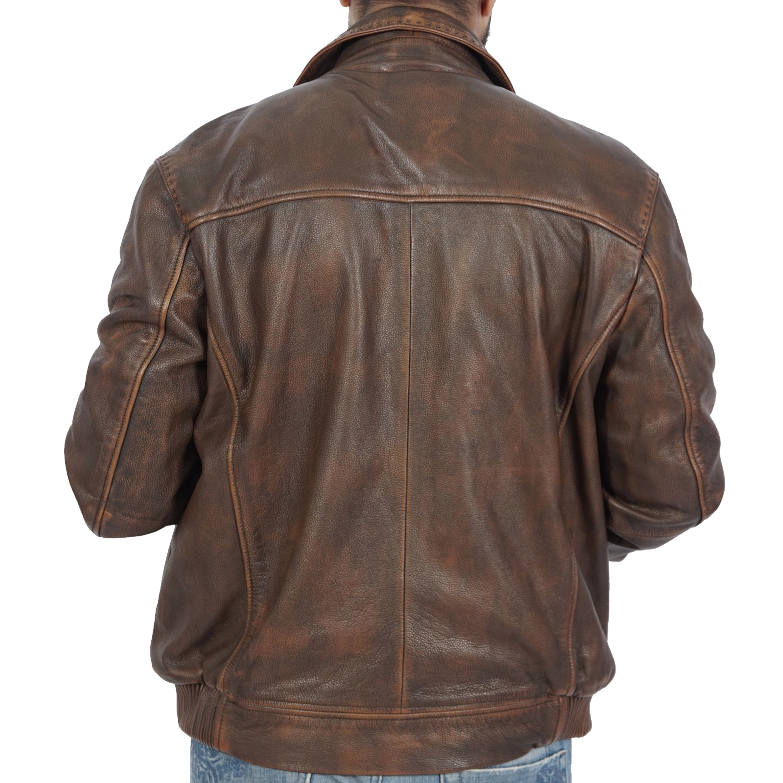 Callister Vintage Leather Jacket for Men - view 2