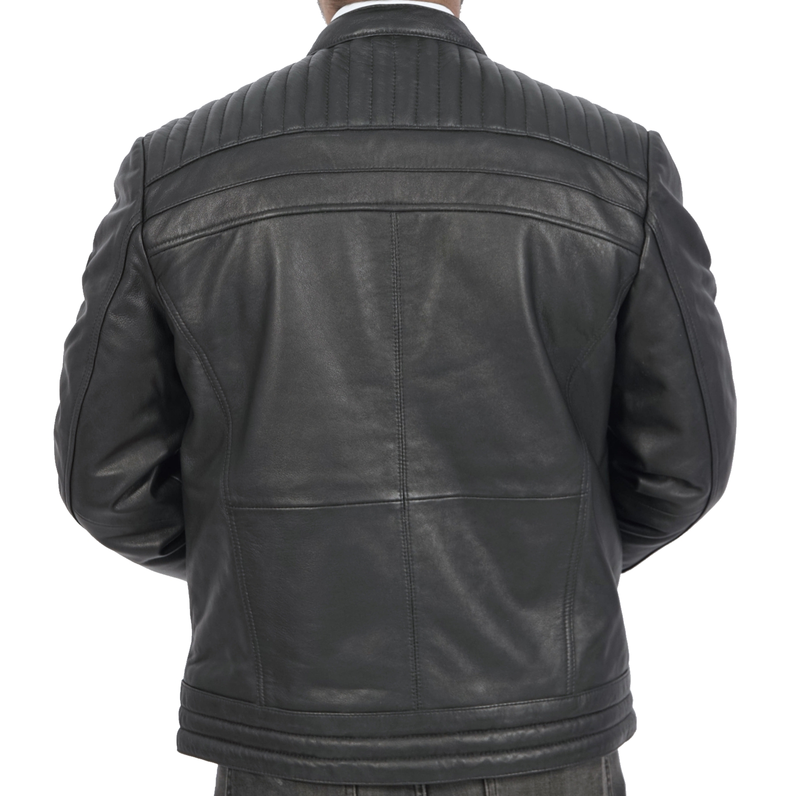 Dave Biker Leather Jacket for Men
