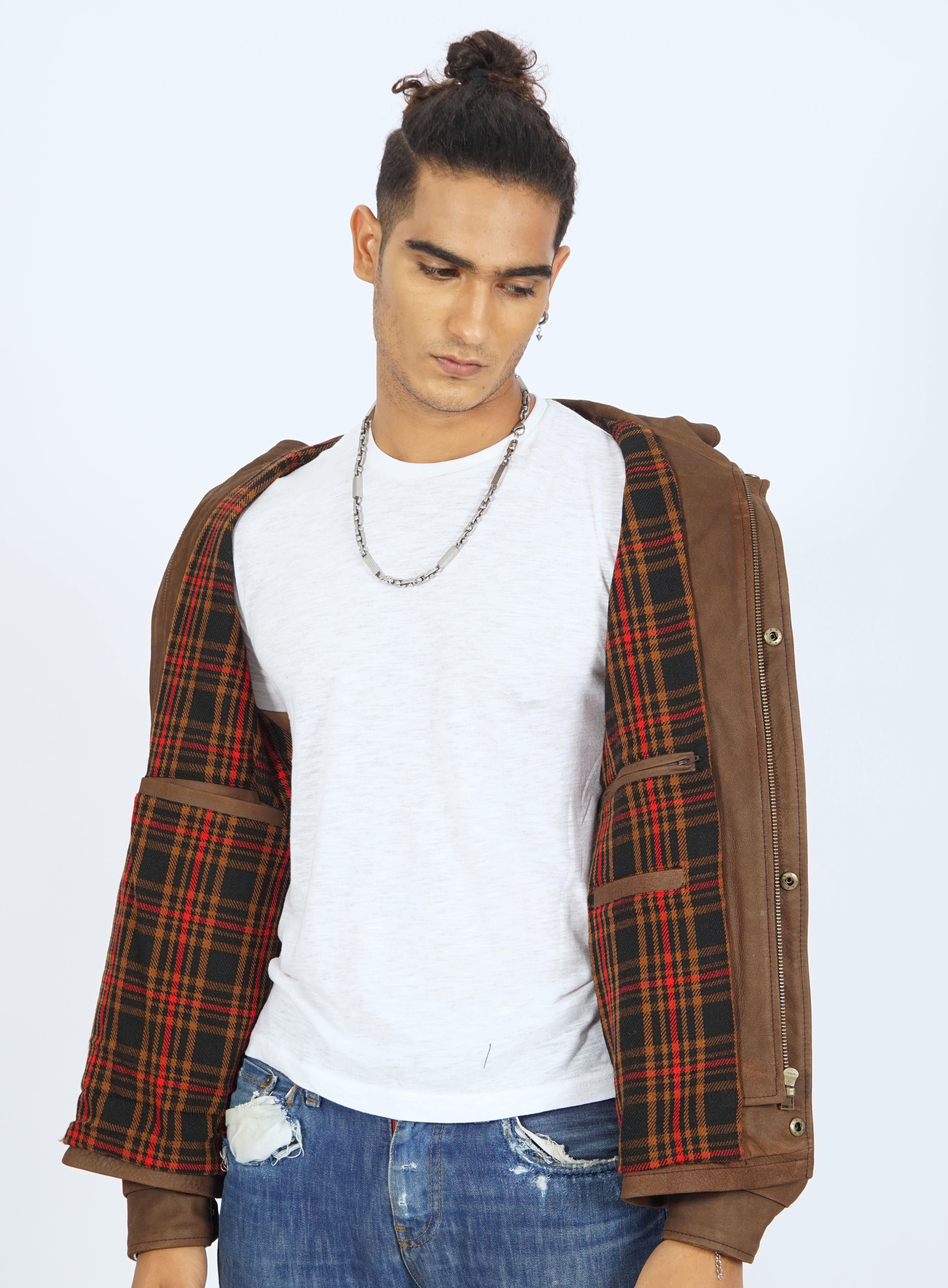 Rebel Vintage Leather Jacket for Men