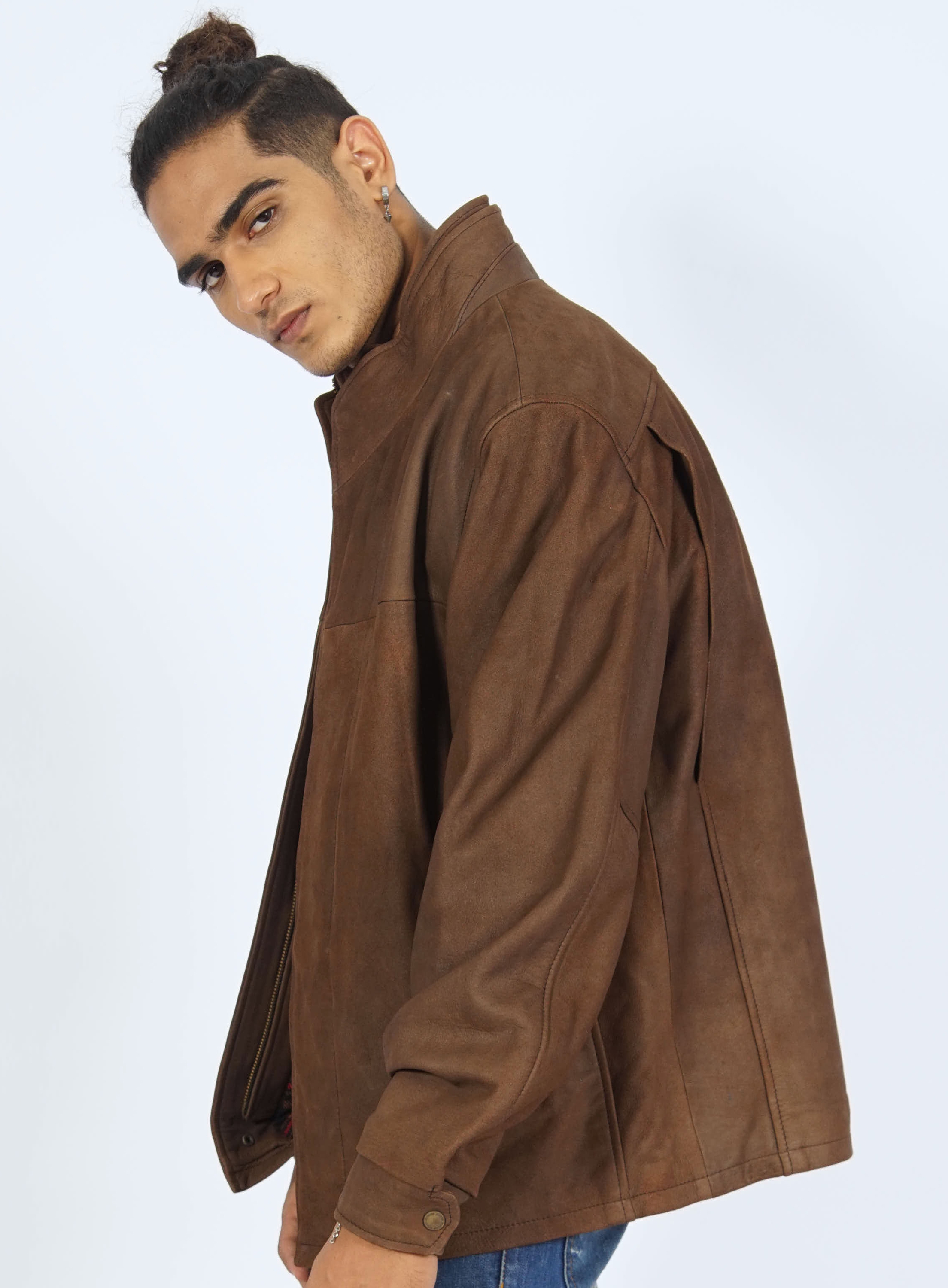 Rebel Vintage Leather Jacket for Men - view 2