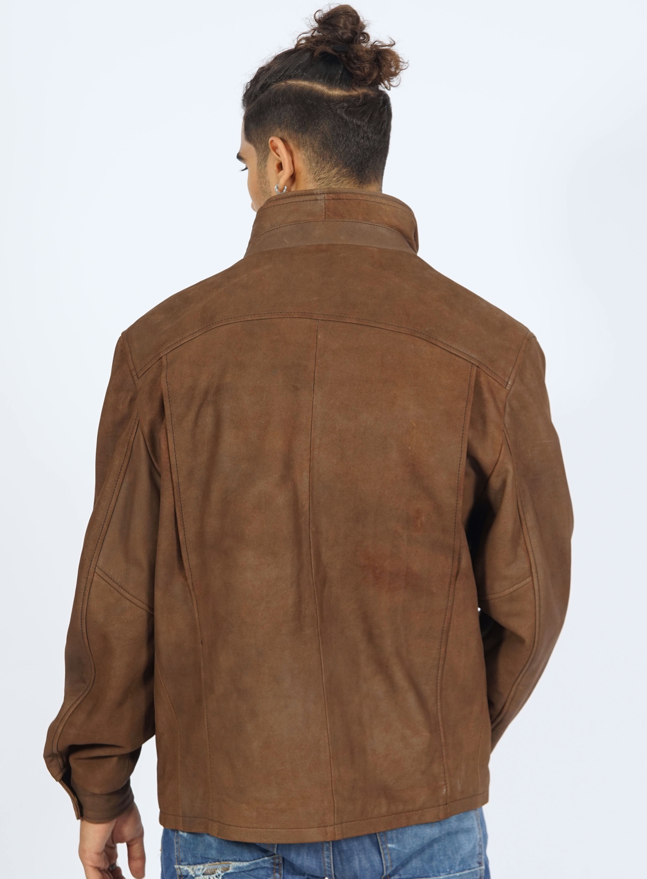 Rebel Vintage Leather Jacket for Men - view 3