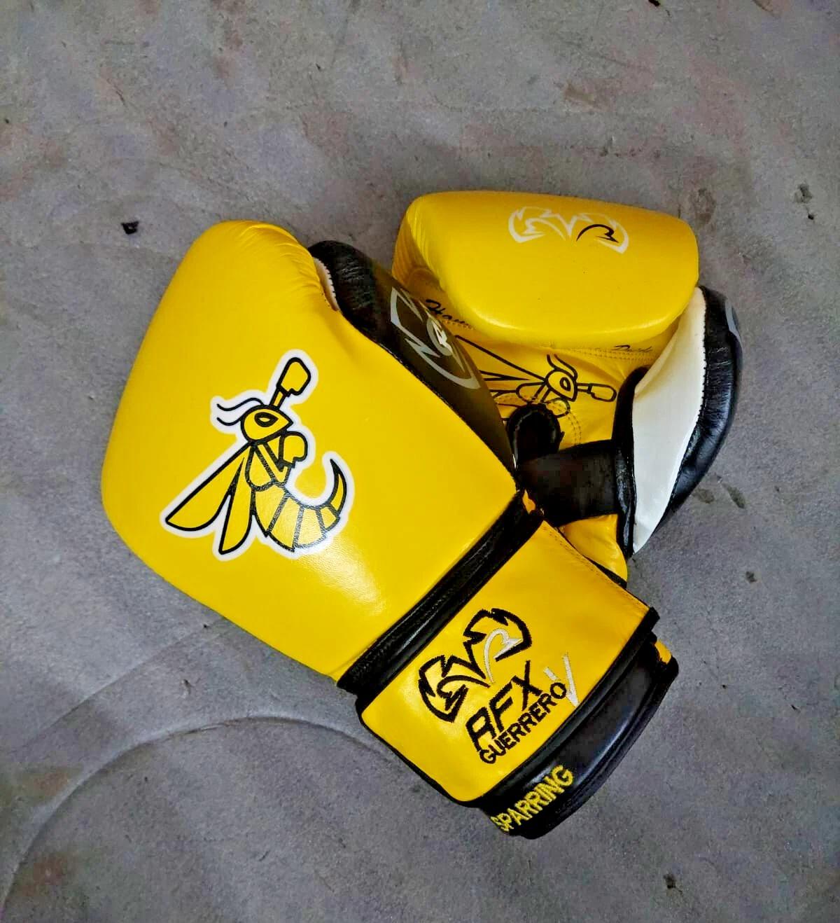 AFX Guerrero Boxing Gloves 16oz Cowhide Leather Pro Training Gear