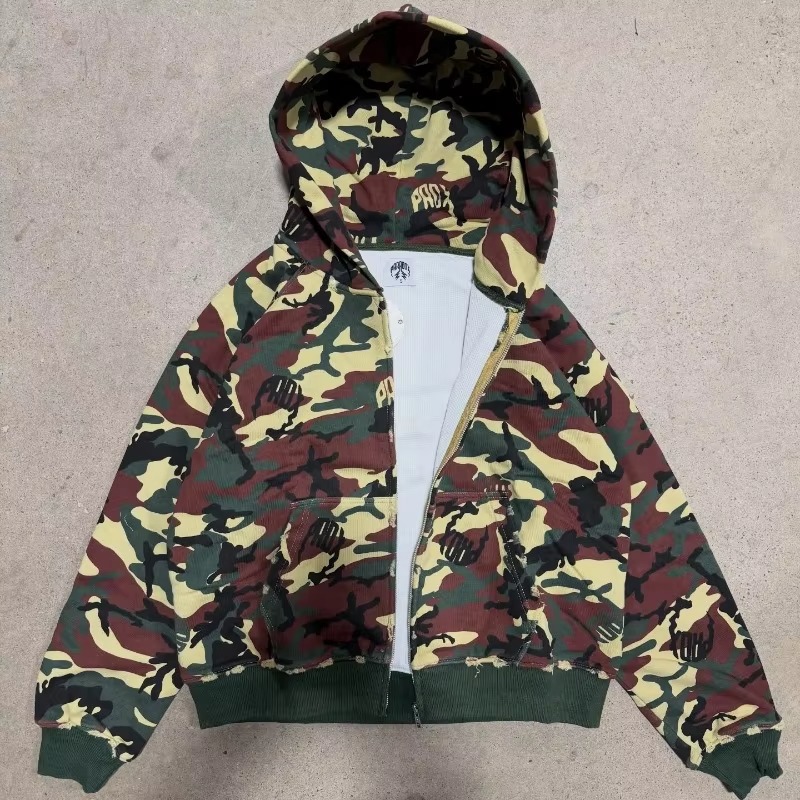 Colorful High Street Fashion Oversized Hoodie Sweatshirt American Hip Hop Streetwear Men - view 4