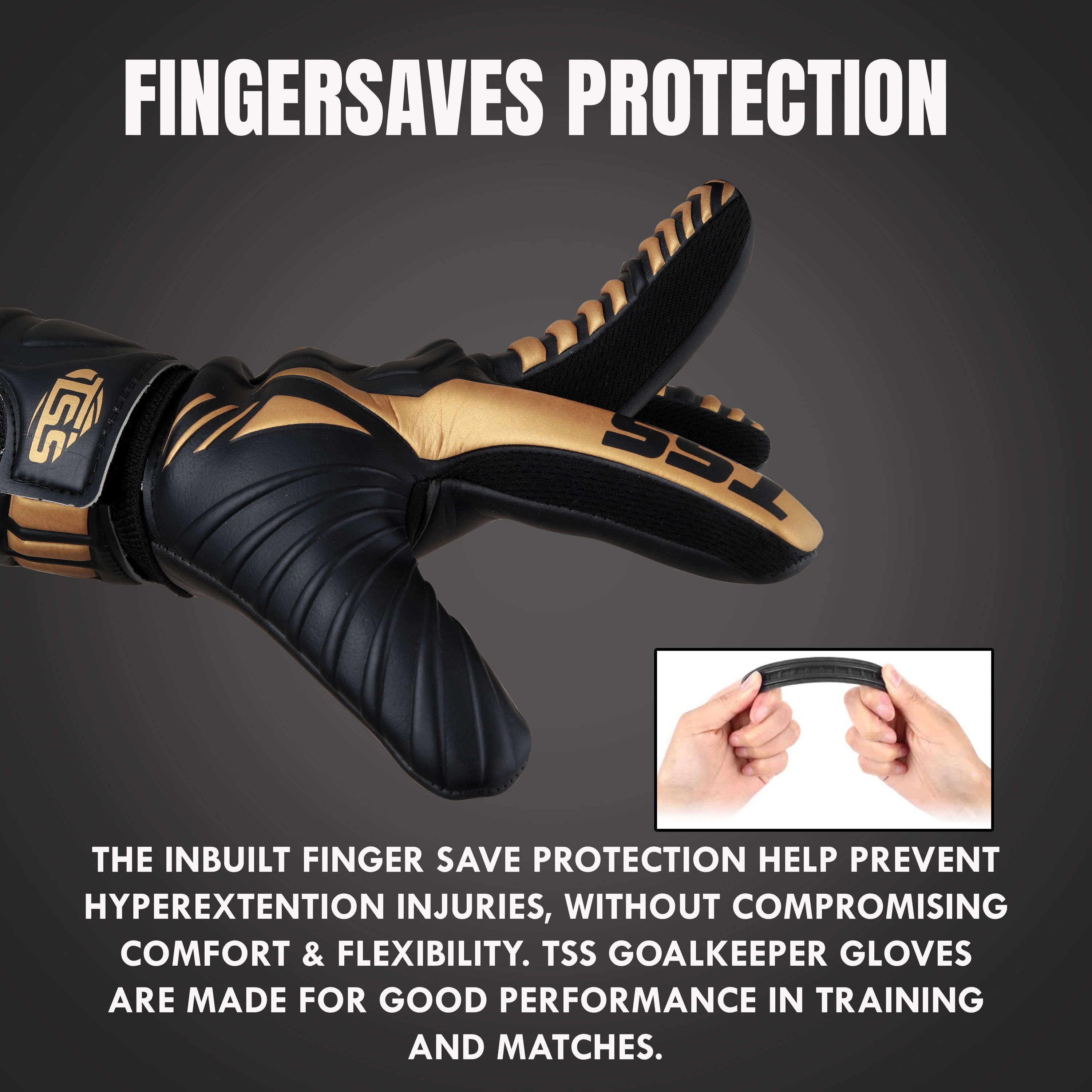 Goalkeeper Gloves for Adult Youth Goalie Gloves high Performance Soccer Glove with Finger Protection - view 4