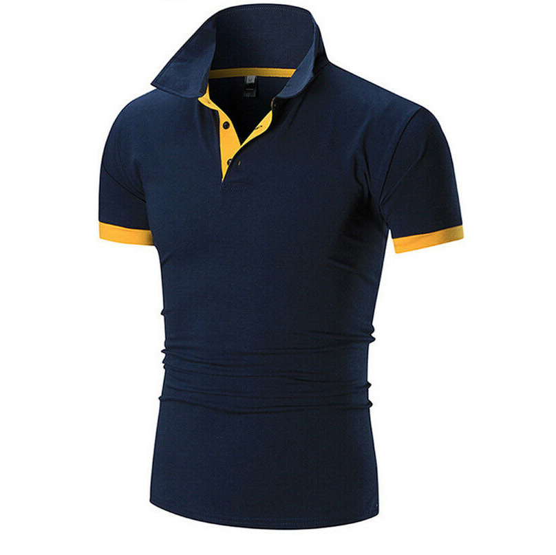 Cotton T-Shirt for Men Soft Breathable Fabric Regular Fit Half Sleeve Collar polo Summer Casual Wear - view 3