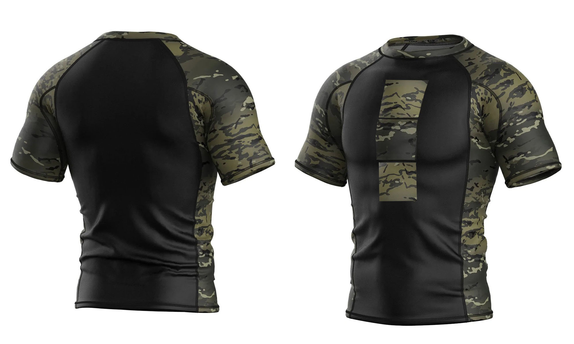 Half Sleeve Skin Performance Fit Compression for MMA, BJJ Rash Guard, Gym, Cycling sublimated design