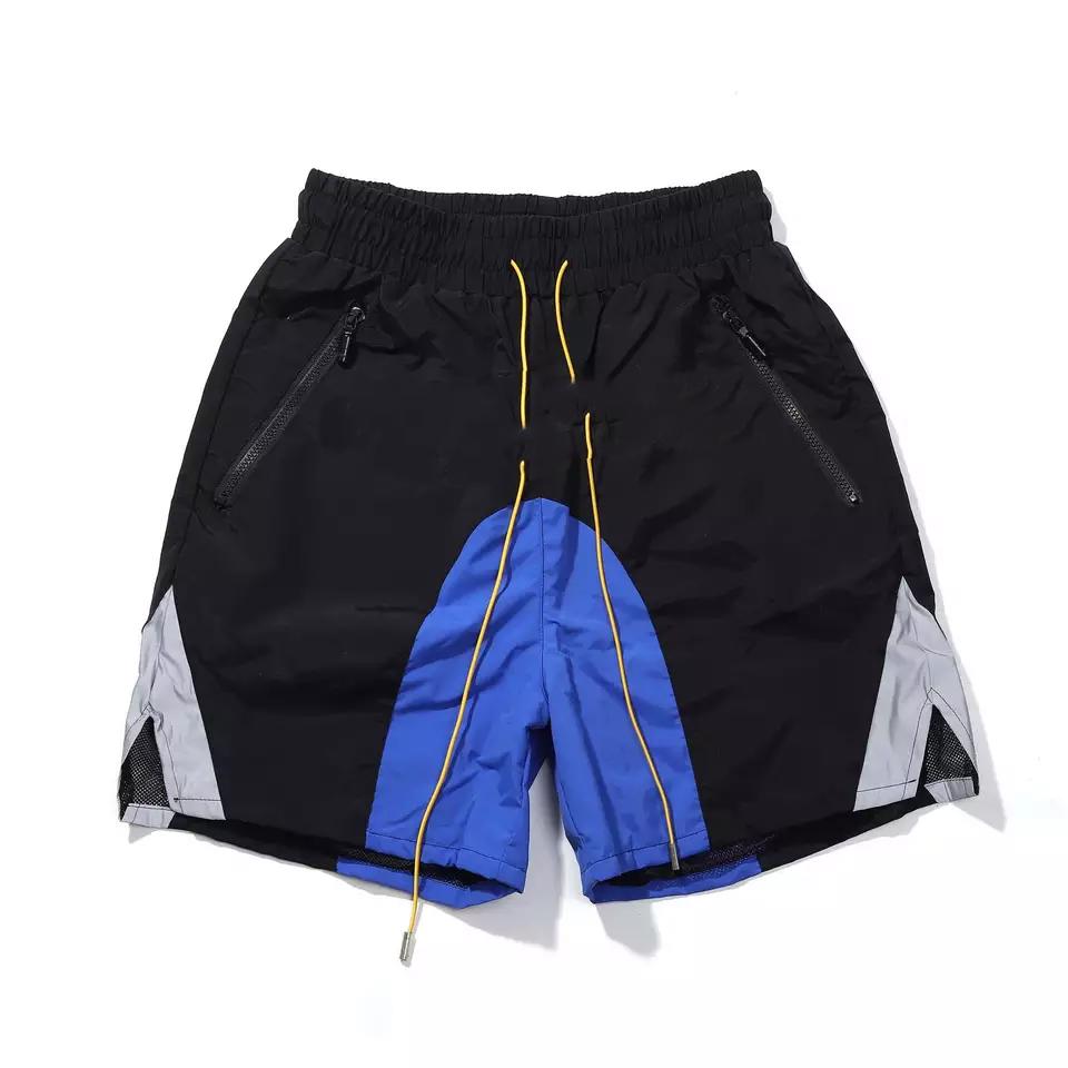 Sports Men Running Shorts Drawstring Shorts Polyester Nylon With Zipper Pocket