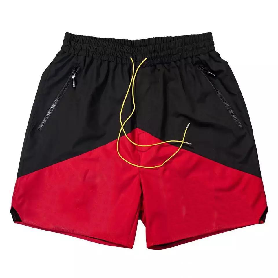Sports Men Running Shorts Drawstring Shorts Polyester Nylon With Zipper Pocket - view 2