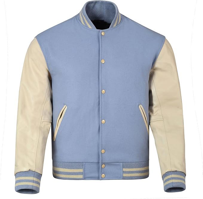 Varsity Jacket Baseball Letterman Jacket– Wool and Leather Premium Quality Unisex Basketball Jacket - view 3