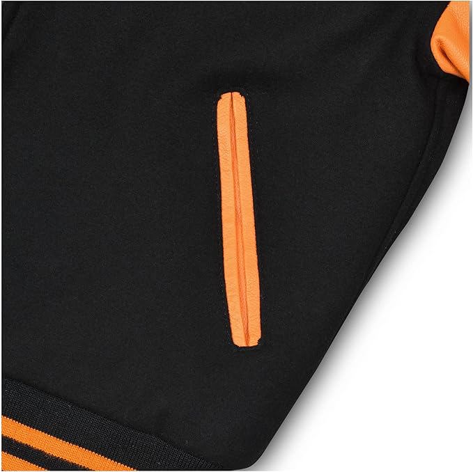 Varsity Jacket Baseball Letterman Jacket– Wool and Leather Premium Quality Unisex Basketball Jacket - view 4
