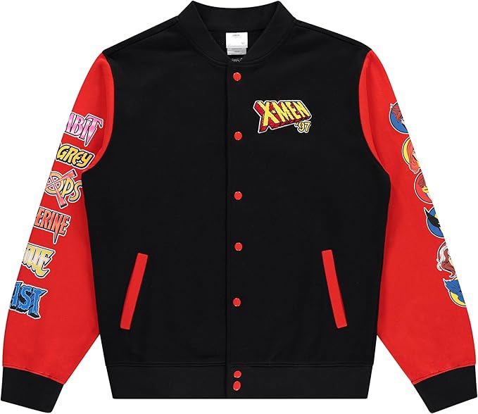 Varsity Jacket for Men - Adults Letterman Jacket with Embroidered Patches - view 2
