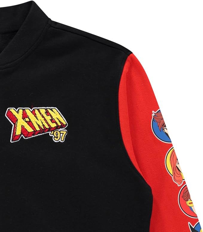 Varsity Jacket for Men - Adults Letterman Jacket with Embroidered Patches - view 5