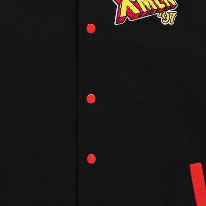 Varsity Jacket for Men - Adults Letterman Jacket with Embroidered Patches - view 6