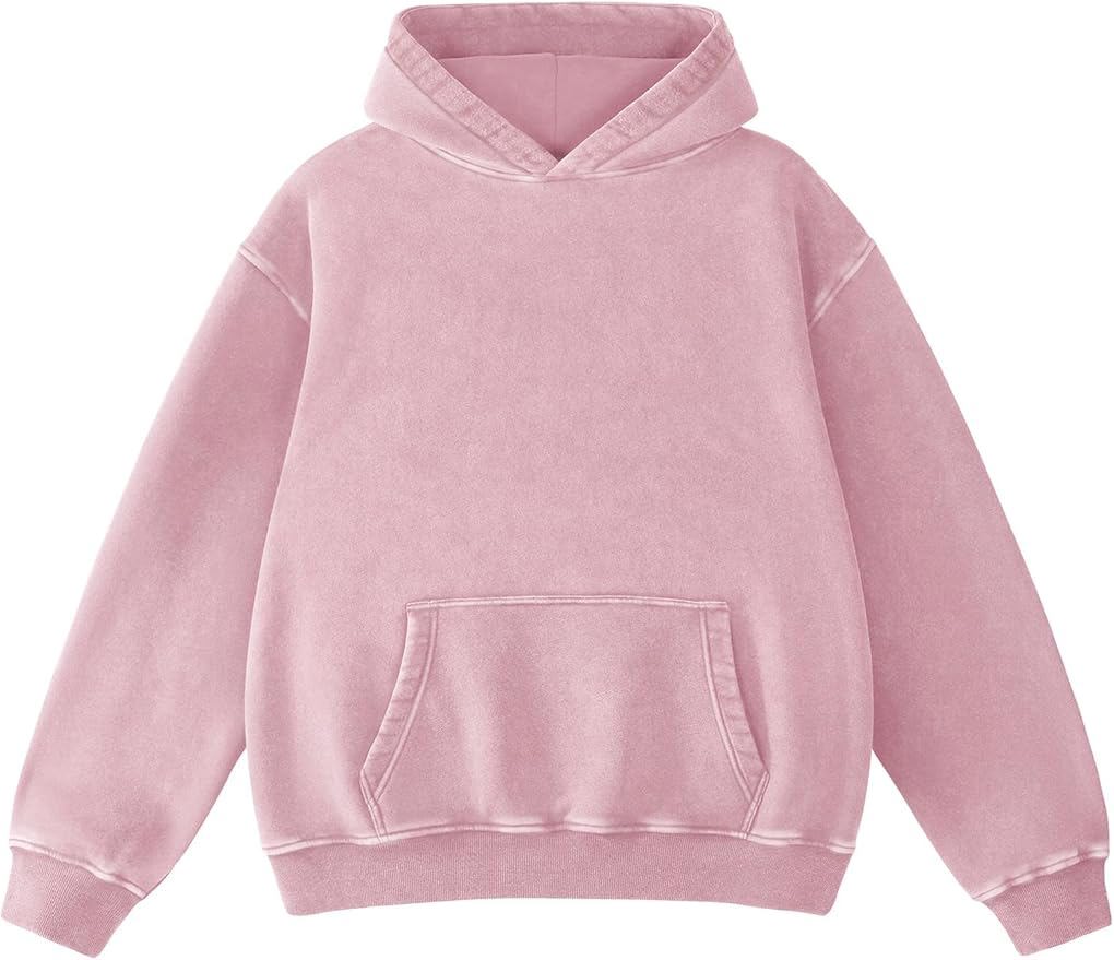  Oversized Hoodie Sweatshirts for Men Couples Hoodies Pullover Vintage Unisex Acid Wash Sweaters - view 7