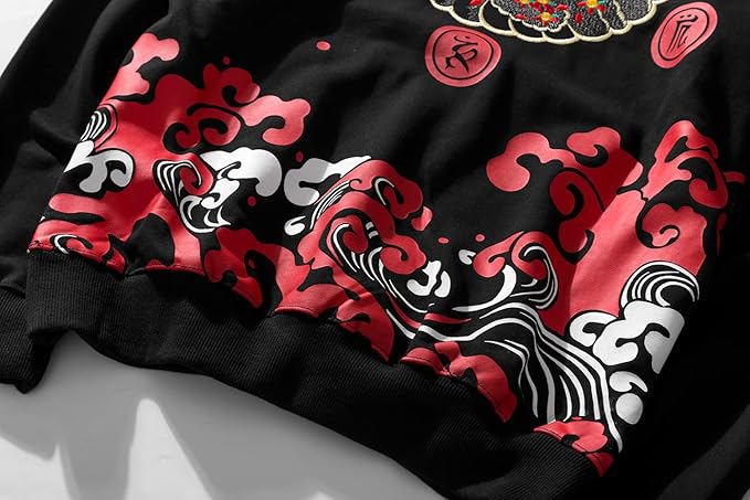 Unisex Embroidered Hoodie – Heavyweight Graphic Streetwear Sweatshirt Hoodie - view 4
