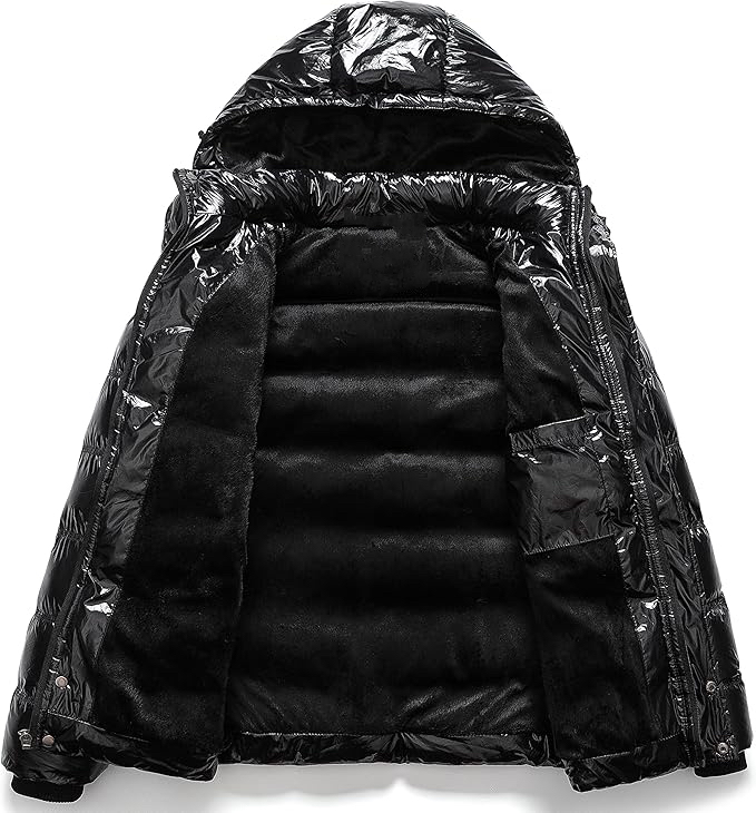 Men’s Waterproof Puffer Jacket – Winter Parka Coat, Thick Warm Ski Outerwear - view 3