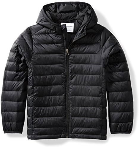 “Boys Lightweight Packable Hooded Puffer Jacket – Water-Resistant Winter Coat”