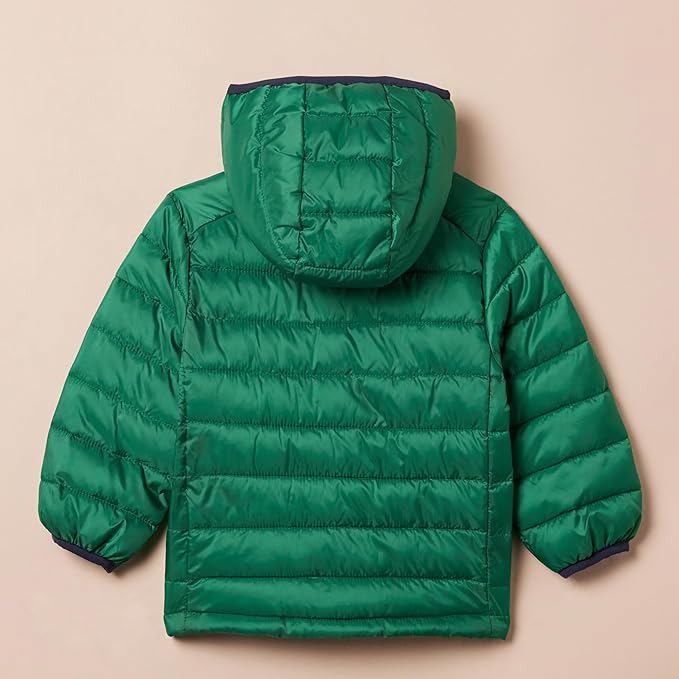 “Boys Lightweight Packable Hooded Puffer Jacket – Water-Resistant Winter Coat” - view 8