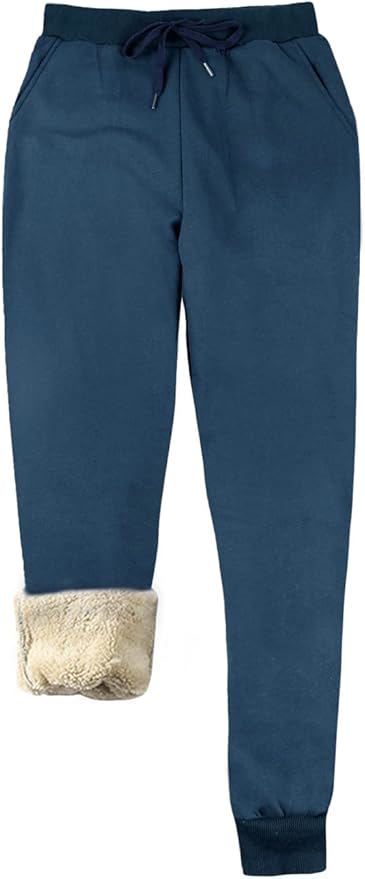 Women’s Sherpa Lined Fleece Joggers – Warm Athletic Sweatpants for Winter - view 3