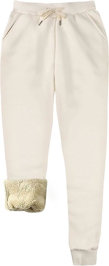Women’s Sherpa Lined Fleece Joggers – Warm Athletic Sweatpants for Winter - view 4