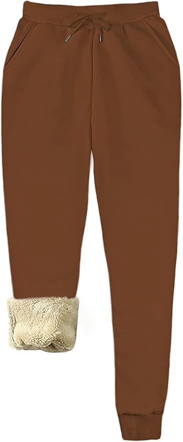 Women’s Sherpa Lined Fleece Joggers – Warm Athletic Sweatpants for Winter - view 5