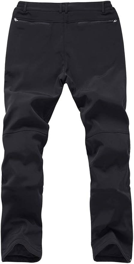  Men’s Waterproof Hiking Ski Pants – Fleece Lined Softshell Snowboard Pants for Cold Weather - view 2