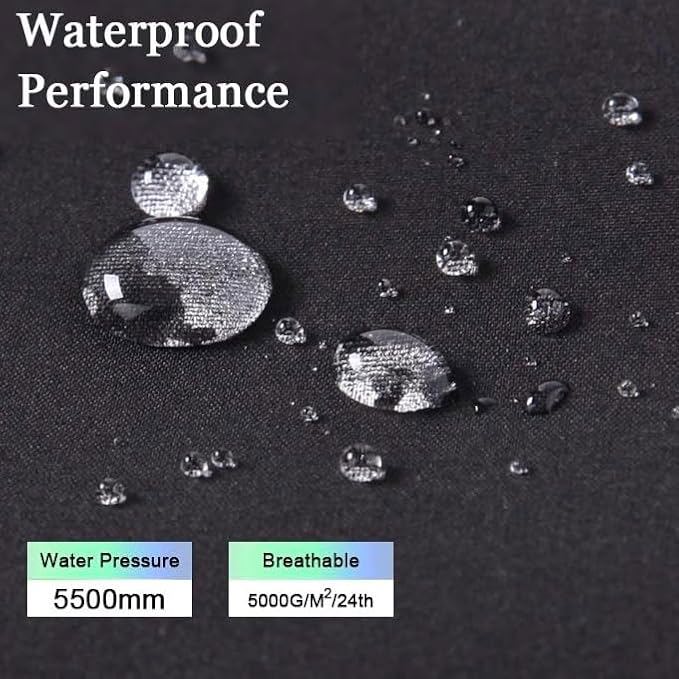  Men’s Waterproof Hiking Ski Pants – Fleece Lined Softshell Snowboard Pants for Cold Weather - view 5