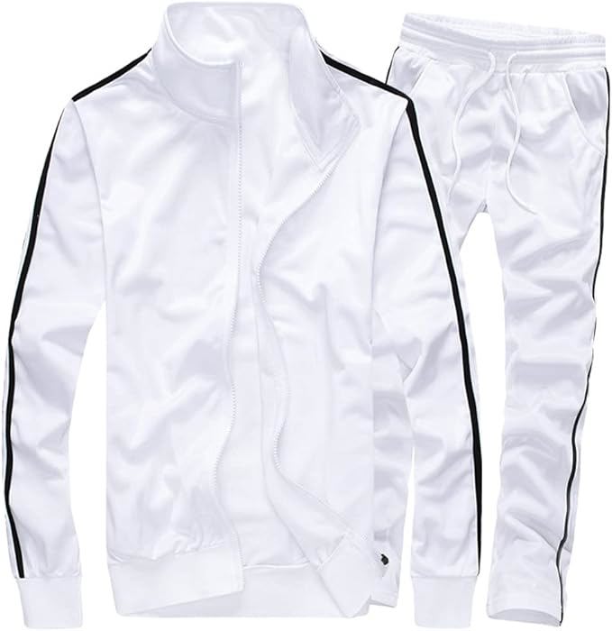 Men’s Full Zip Tracksuit – Warm Activewear Sports Set for Running & Training - view 2