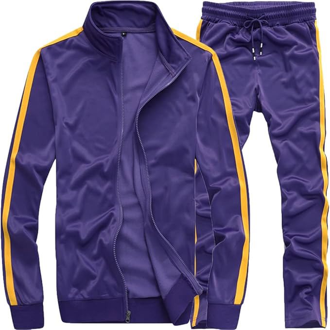 Men’s Full Zip Tracksuit – Warm Activewear Sports Set for Running & Training - view 4