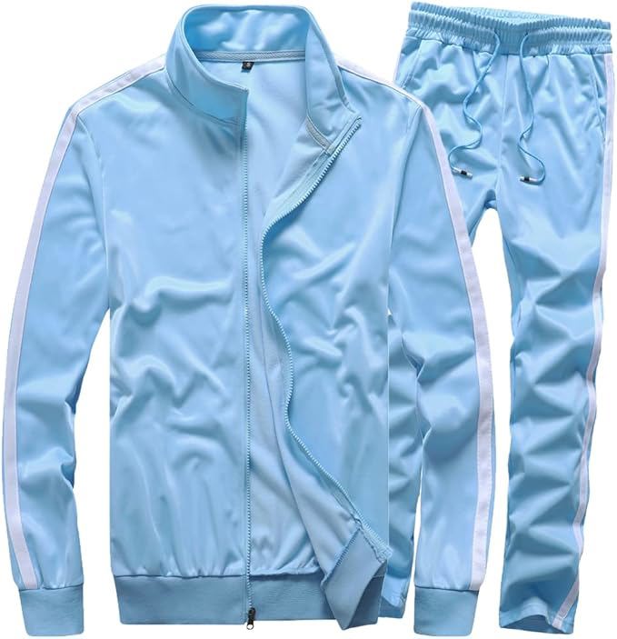 Men’s Full Zip Tracksuit – Warm Activewear Sports Set for Running & Training - view 5
